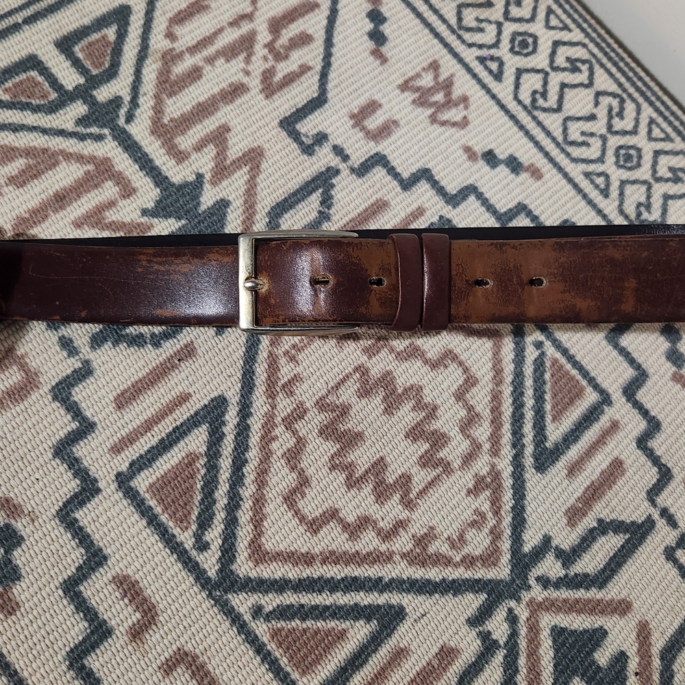 Classic Brown Leather Belt
